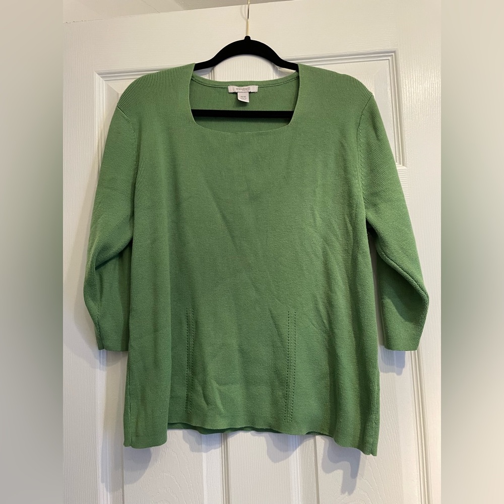 Dressbarn green sweater